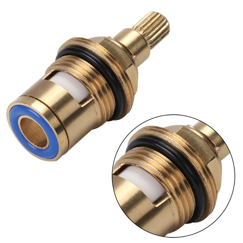 1 Paar Vervanging Kleppen Keramische Tap Valve Voor Badkamer Hardware Accessoires Kraan Cartridges 20 Tanden 1/2 Draad