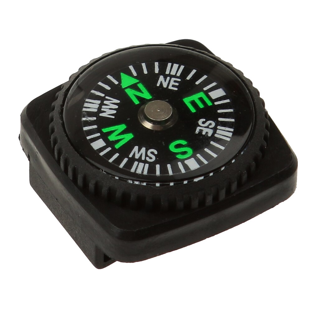 Knap kompas sæt til nødoverlevelsessæt urbånd armbånd paracord armbånd og nøglering