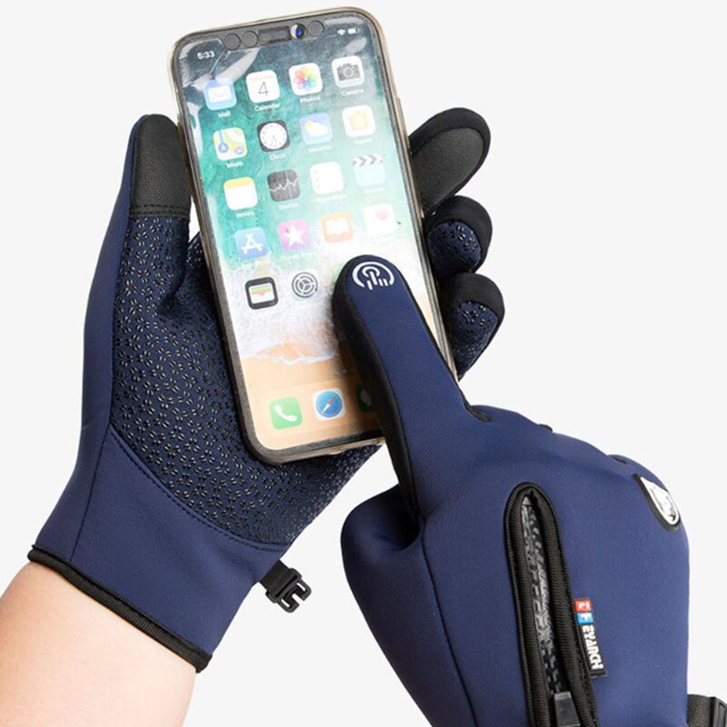 Xiaomi-guantes de invierno térmicos y cálidos para hombre y mujer, resistentes al viento, para deportes al aire libre, ciclismo, guante de pantalla táctil de dedo completo