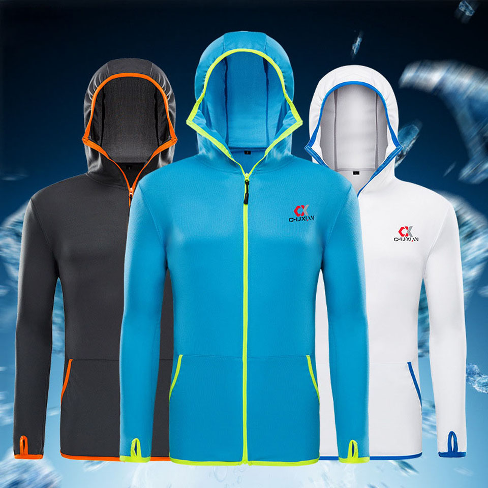 WALK FISH Breathable Fishing Clothing Men Waterproof Fishing Shirts Quick Drying Fishing Clothes Long Sleeve Fishing Jacket