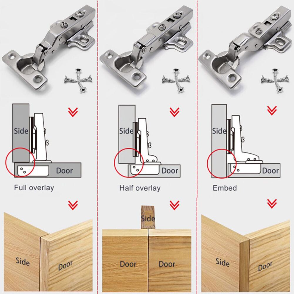 25mm Perforated Small Hinge Cabinet Door Buffer Aircraft Hinge Pipe Hinge Hinged Cup Hinge Straight Arm Fixed Base