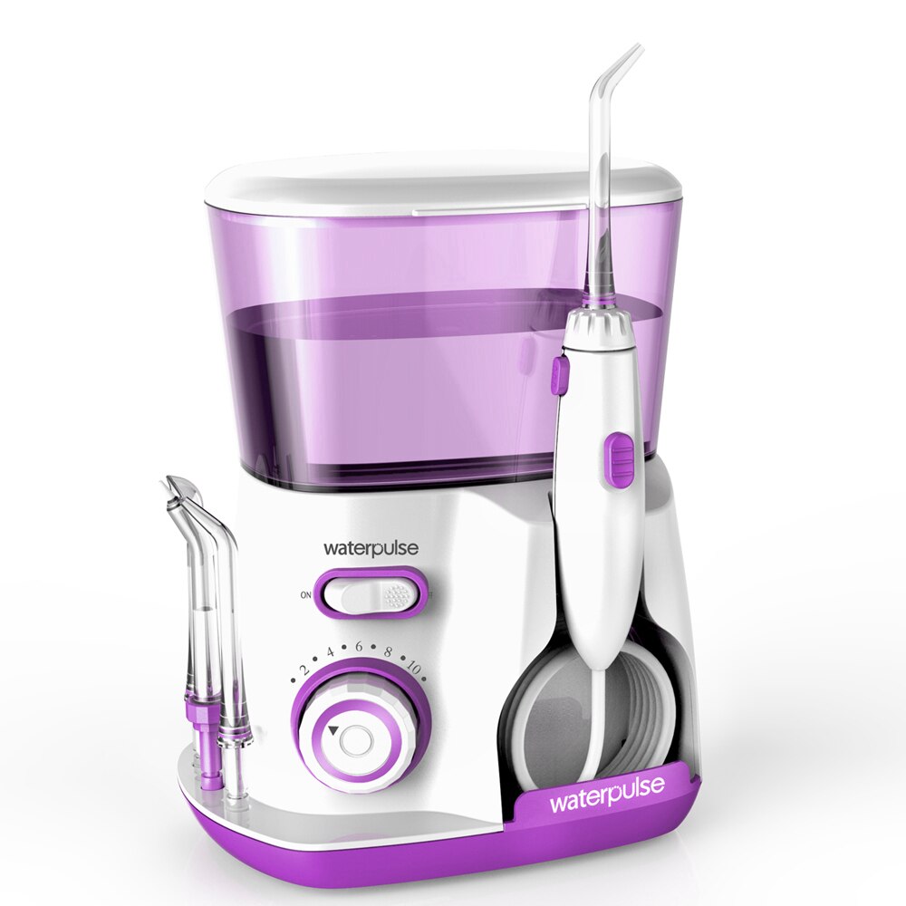 Waterpulse V300G Munddusche 5 stücke Tipps Dental Wasser Flosser Wasser Floss 800ml Mundhygiene Dental Flosser Wasser Zahnseide v300