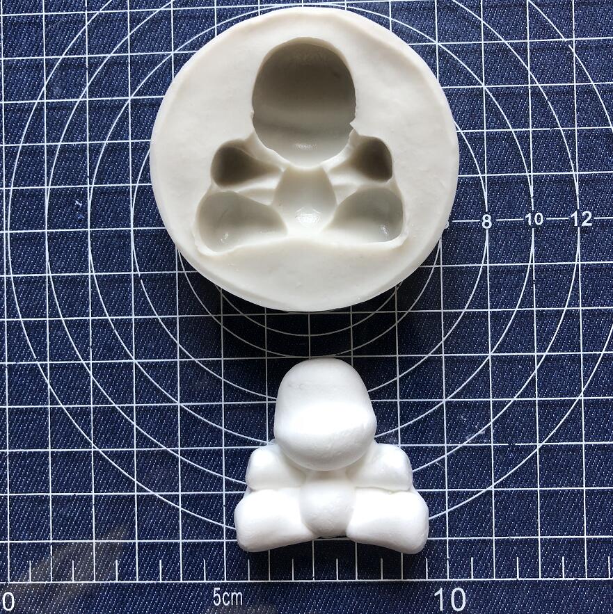Baby-Gesichts-Silikonform Aus Polymer Clay - Fondant-Werkzeug Für Kekse, Kuchen & Deko