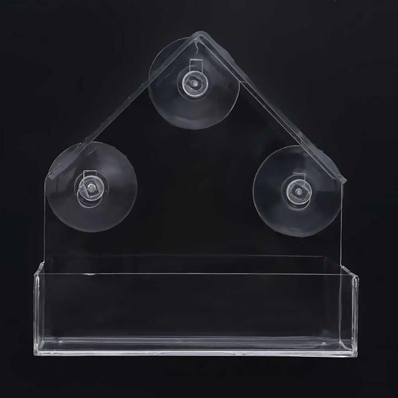 Pleksi przezroczysty akrylowy karmnik dla ptaków odpinany robić karmniki dla ptaków uchwyt robić zawieszania ptaków