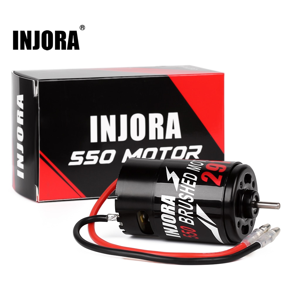 INJORA 550 Gebürstet Motor- 12T 21T 29T 35T für 1:10 RC Raupe axial SCX10 AXI03007 JL 90046 Traxxas TRX4 TRX6 RC Auto Stiefel Teile