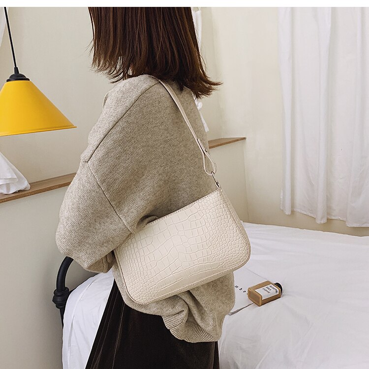 Luipaardpatroon dames messenger bags handtas casual effen schoudertassen voor dames pu leren dames crossbody tas bol: Beige
