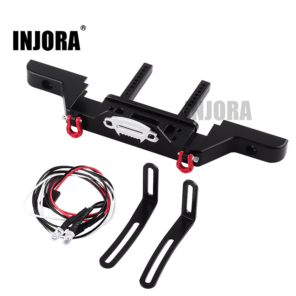 INJORA 4x Rote Metall Abschlepphaken Für 1/10 RC Crawler TRX-4 Axial SCX10