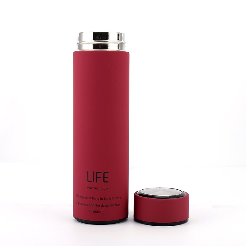 ZOOOBE 500ml termos kubek robić herbaty z sitkiem termo filiżanka kawy termos ze stali nierdzewnej butelka termiczna zaparzaczem izolowane