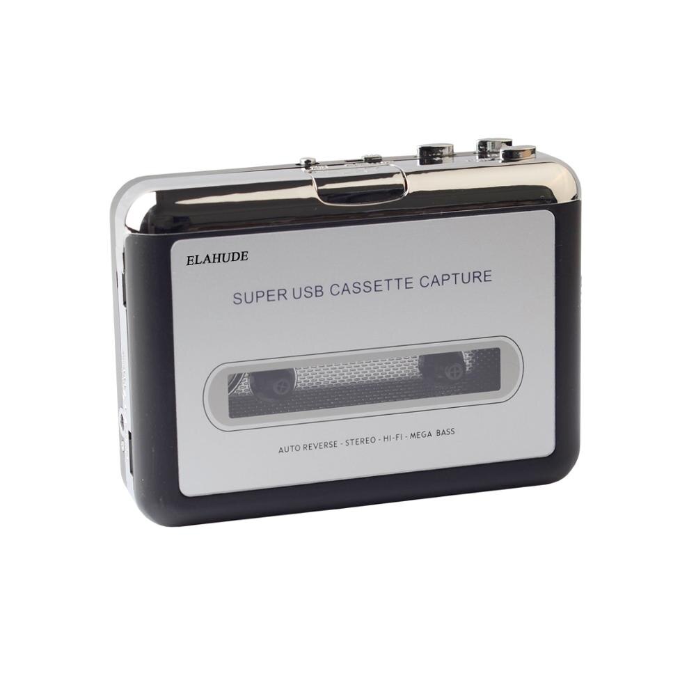 Elahude 12V Klassieke Usb Cassette Player Cassette Te MP3 Converter Capture Muziekspeler Cassette Recorders Converteren Muziek