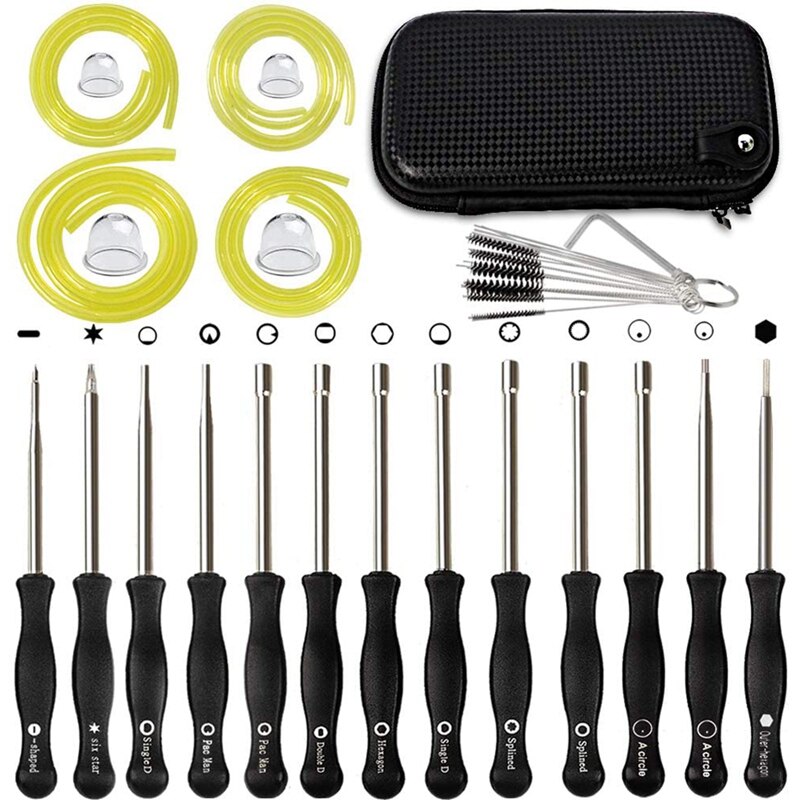 13 PCS Carburetor Adjustment Carb Adjusting Tool Kit for 2-Cycle Small Engine Poulan Husqvarna STIHL Echo Trimmer: Default Title