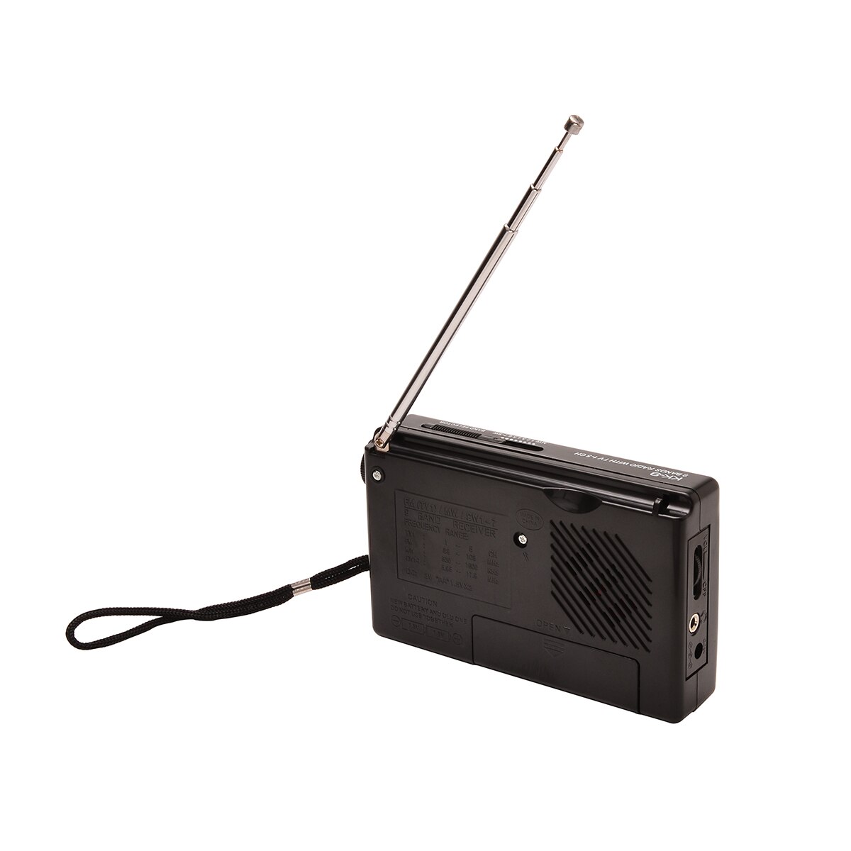 Draagbare Volledige Wereld Band FM Stereo/MW/SW Radio Ontvanger Wekker