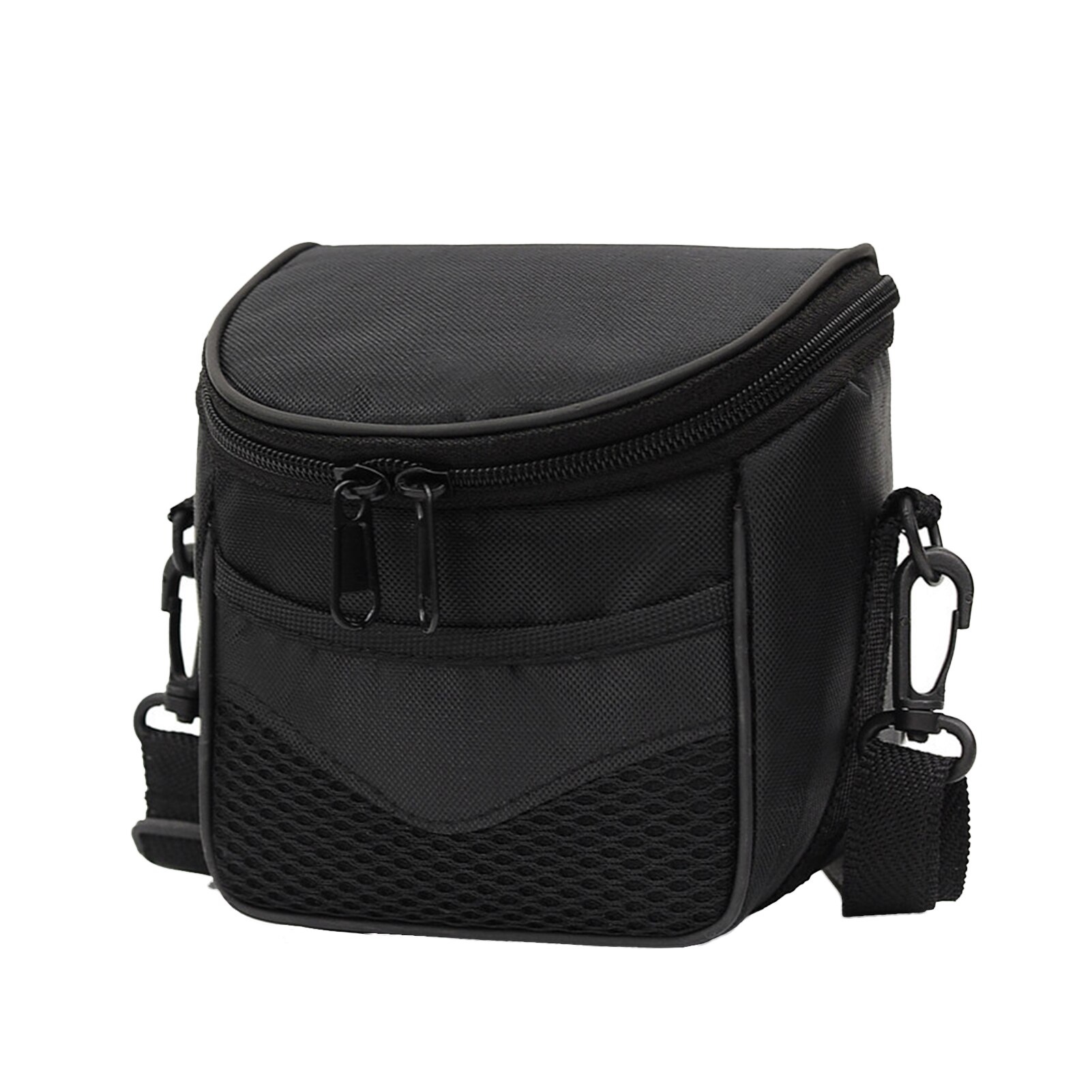 Sac à Double fermeture éclair pour appareil photo, petit sac léger pour éviter les collisions, solide, étanche, sangle réglable, étui de rangement extérieur