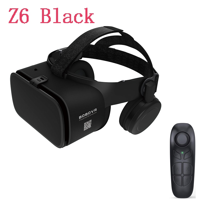 VR BOBO Z6 Glasses Goggles Box Headset Earphone Virtual Reality 3D Helmet Video Bluetooth Movia Controller: Z6B B03