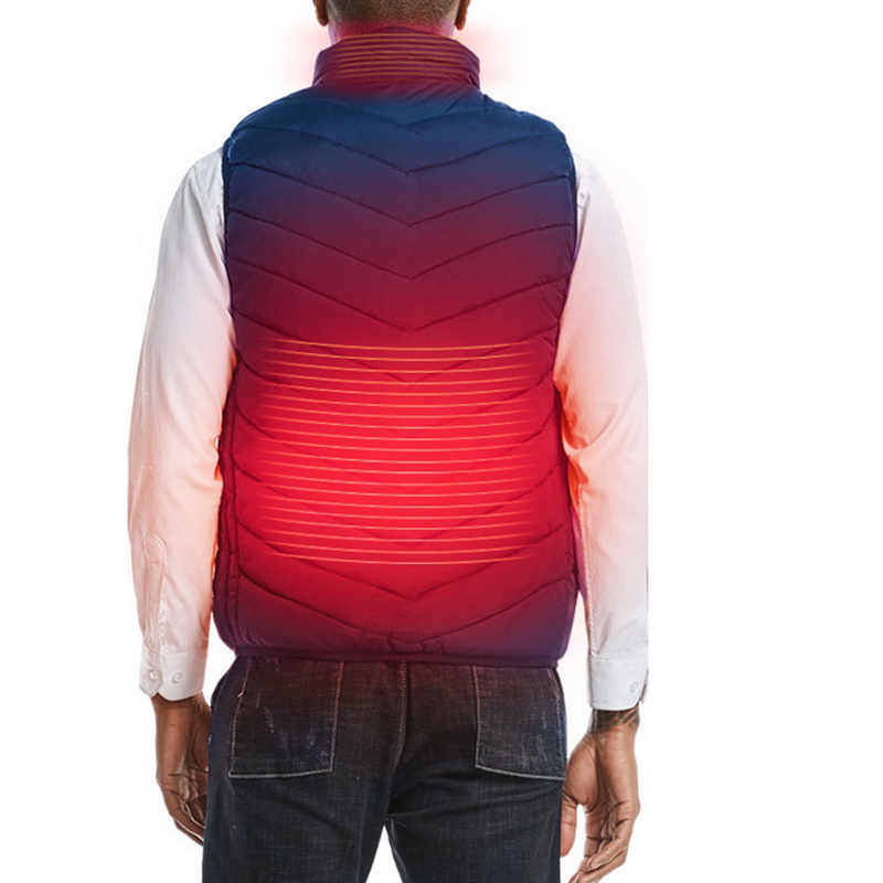CYSINCOS Heating Vest Washable Usb Charging Heating Warm Vest Control Temperature Outdoor Camping Hiking Golf