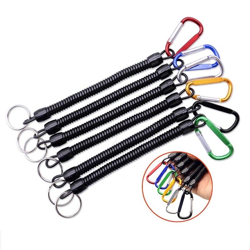 5 pièces/lot escalade mousqueton corde canotage Kayak Camping sécurisé mousqueton serrure sécurisée outils avec ressort