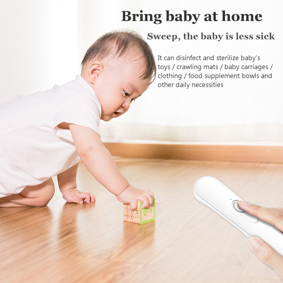 LED Portable UV Sterilize Germicidal Lamp Home Handheld Disinfection Light Bulb Ultraviolet For Home Office Indoor Outdoor