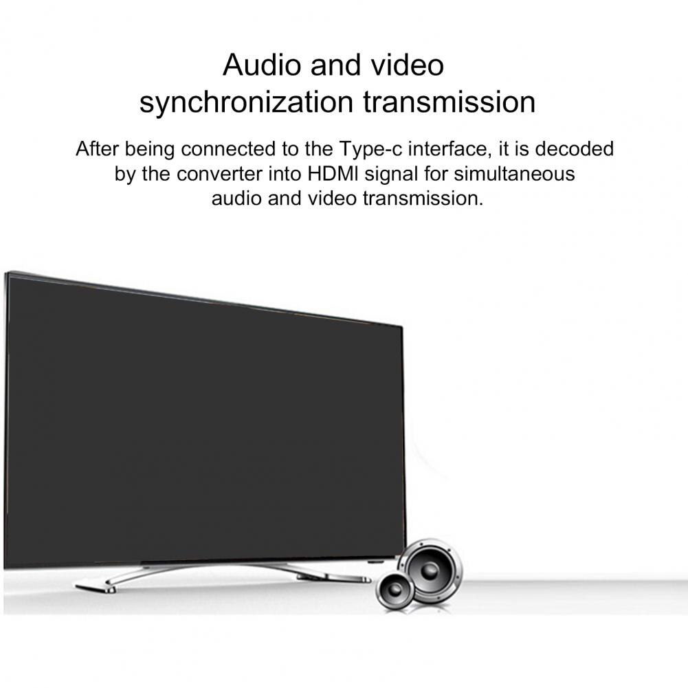 adapter USB robić USB 3.1 USB-C na HDMI-konwerter robić powietrze zawodowiec Matebook/Samsung tablet iPad 4K kabel HD monitor wideo