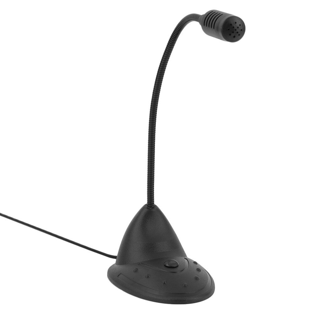 Wired computer microphone with clear voice and video chat for desktop computers and laptops