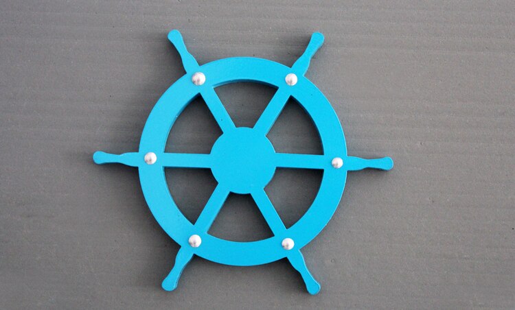 Relojes adhesivos de pared para el hogar, boya de vida, barco de mar azul, Relojes de pared tipo peces, para habitación de niños, decoración de pared, relojes de marinero
