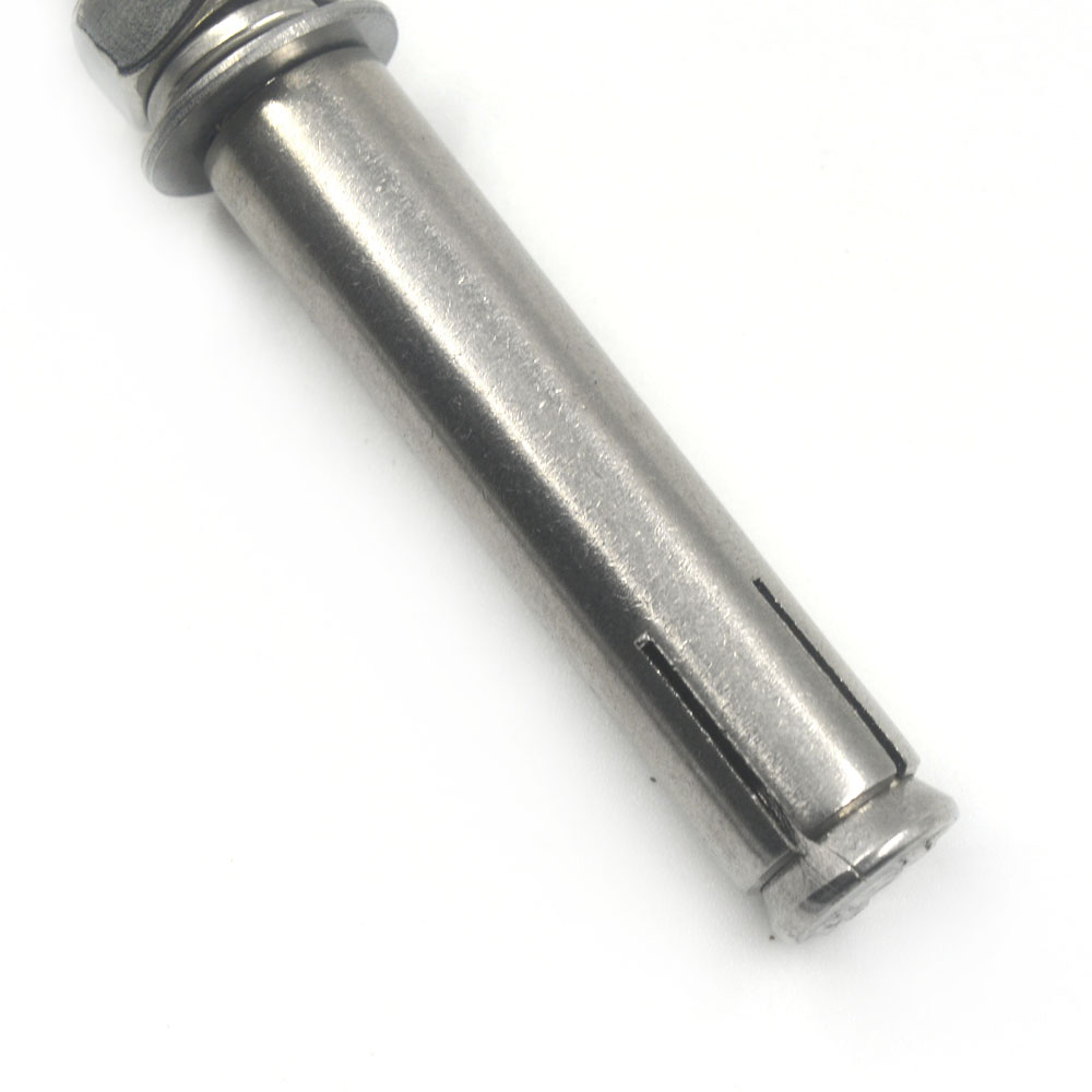 6-Pack 304 Stainless Steel Open Cup Hook Expansion Screw Bolts M8 x 110mm