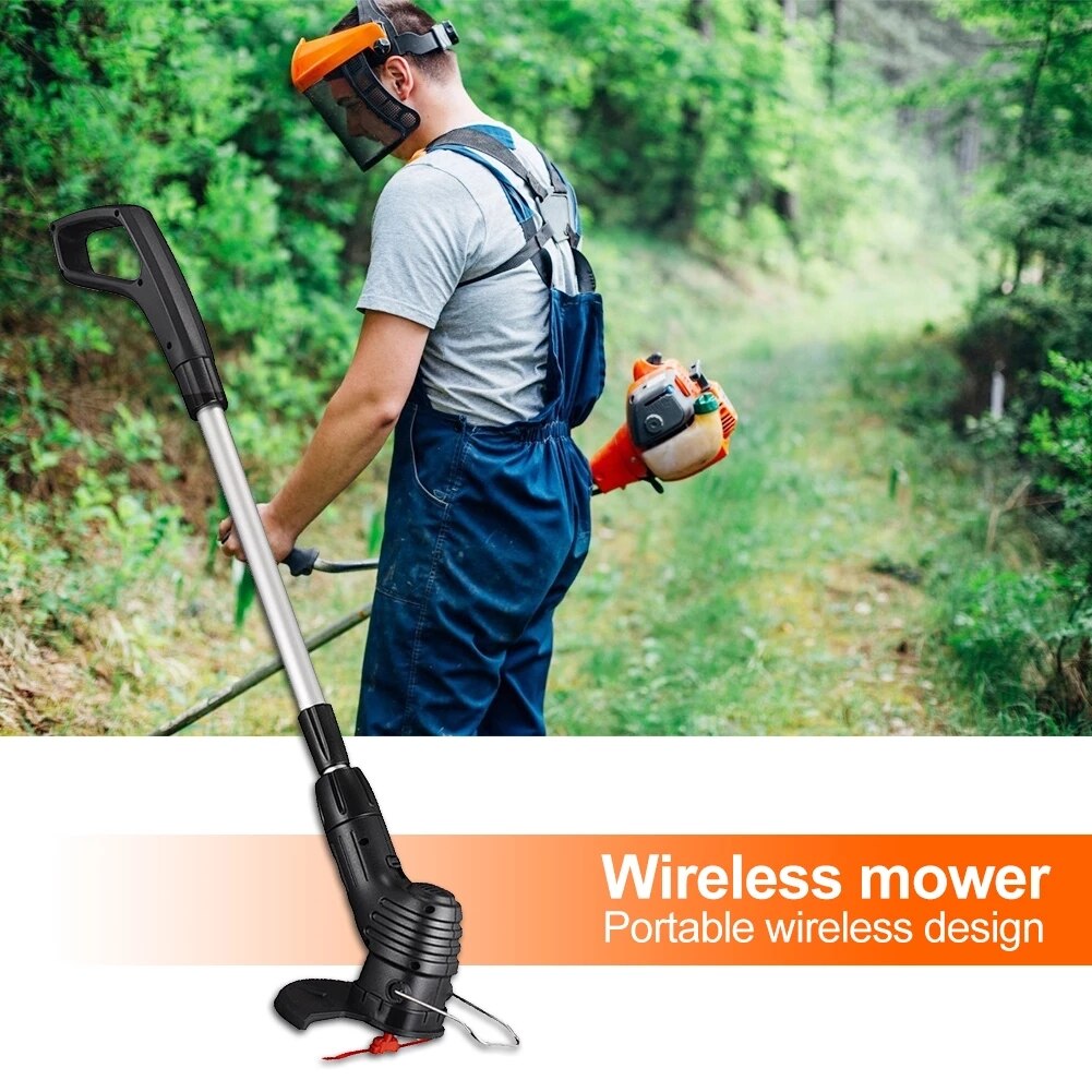 Grasmaaier Elektrische Grastrimmer Draadloze Draagbare 2000Mah Tuin String Cutter Pruning18000rpm Us/Eu/Uk/Usb plug