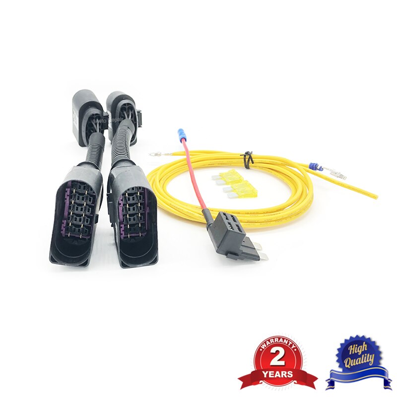 For vw transporter  t5 to t5.1 facelift ajovalojen muuntosovitin johtosarjan liitin