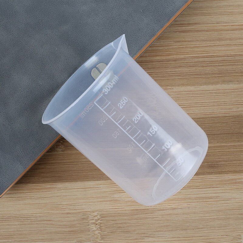 50/100/150/250/500/1000ml tasse à mesurer graduée en plastique transparent Premium bec verseur sans poignée outil de cuisine