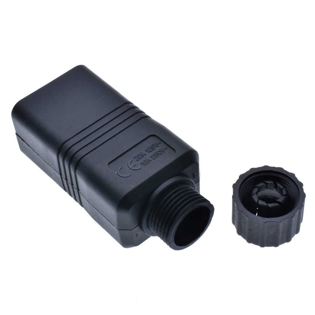 IEC 320 C20 16A 250 AC Plug C20 Male DIY Rewirable Plug C20 Screw Lock PDU APC UPS Computer server plug 4000W CE ROHS