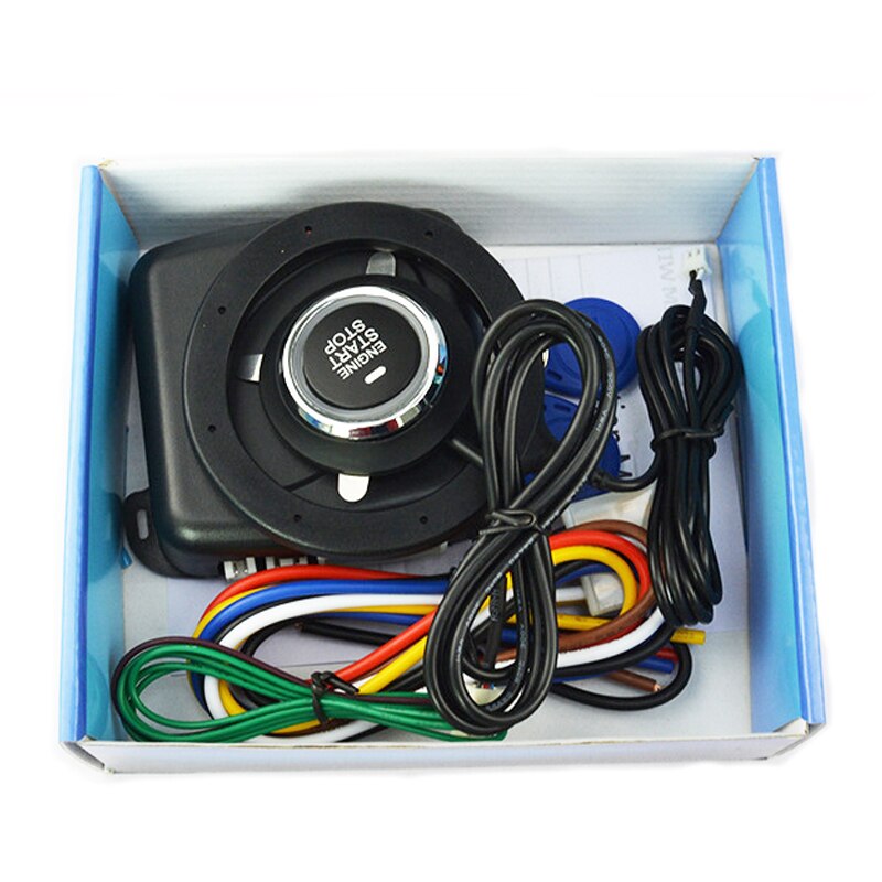 Power Button Push Engine Start Stop RFID Lock Keyless Start With Security Anti-theft System Intelligent Sensor Car Universal