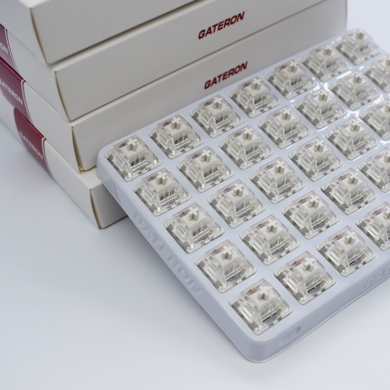 GATERON G white Pro switch linear feel 38gf 3 pin gateron Pro