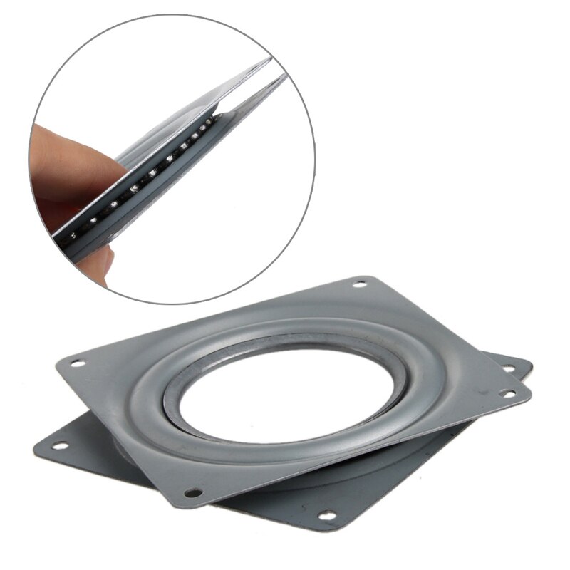 Plato giratorio de rodamiento cuadrado Lazy, plataforma giratoria de 3 &quot;/4&quot;/6 &quot;para TV, herramienta de escritorio,