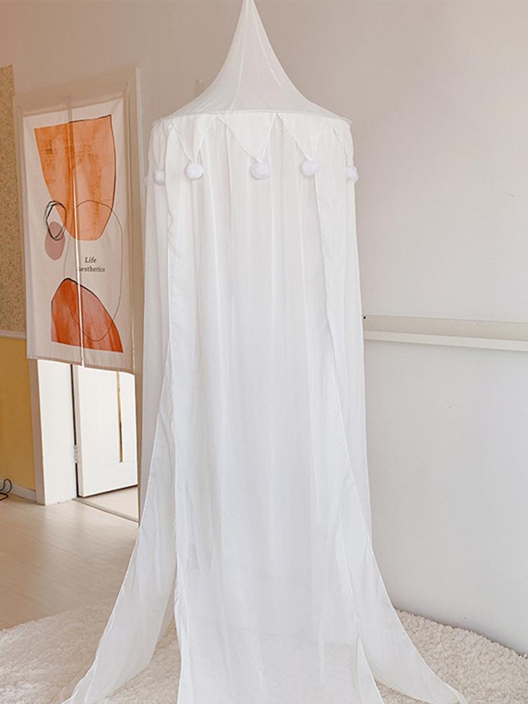 Cama de chiffon tenda mosquito net três portas de verão crianças casa cúpula decoração cama dossel castelo playhouse para crianças quarto