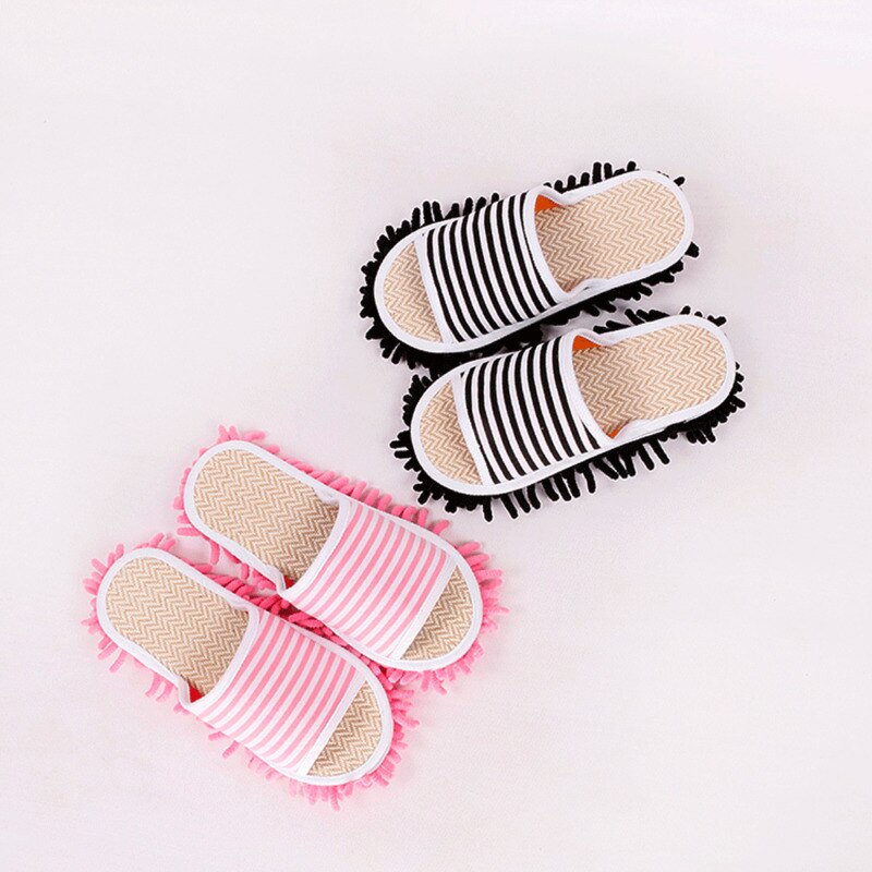 Chanclas para limpieza de suelo, accesorio para limpiar el pie, mopa, zapatos, herramienta de limpieza, 1 par