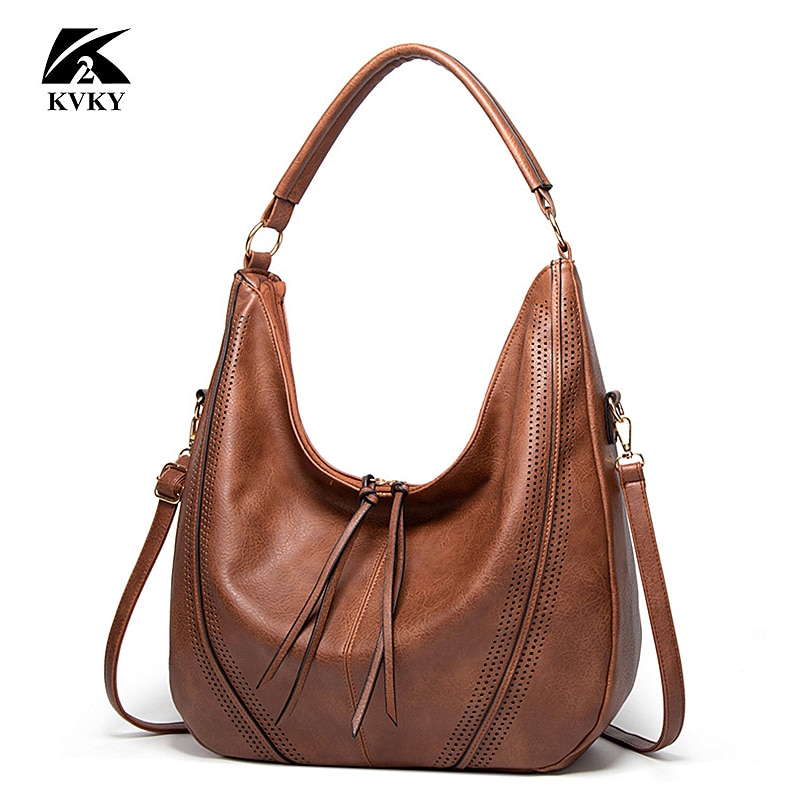 Bag Women's Leather Handbag Vintage Shoulder Dumplings Purses And Handbags Large Capacity Crossbody Bags For Women