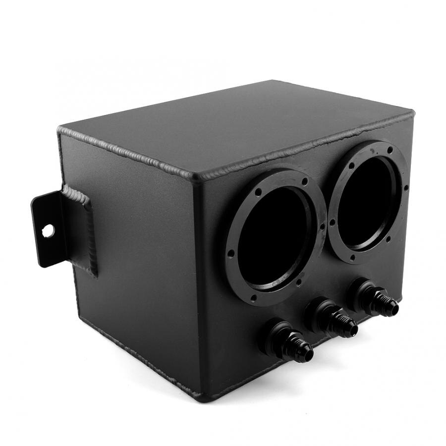gasoline tank 4L Racing Car Fuel Surge Tank Can Aluminum Automobile Repacking Tools Universal Black car oil catch tank