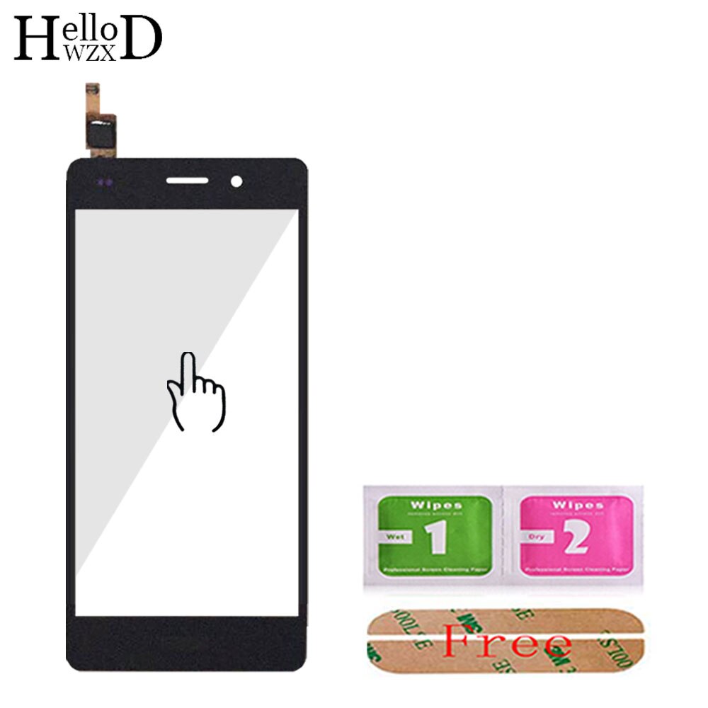 Cristal frontal para teléfono móvil Huawei P8 Lite, Panel digitalizador con pantalla táctil de cristal, Sensor de lente de pantalla táctil
