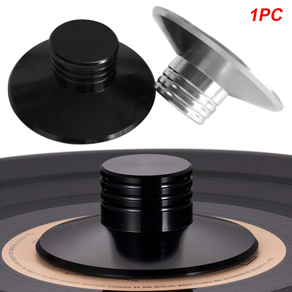 Player Balanced Disc Stabilizer Weight Clamp Aluminum Ergonomic LP Vinyl Turntable Solid Easy Apply Durable