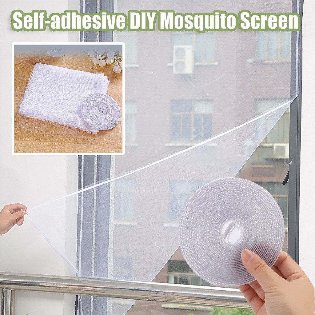 Malla de pantalla para ventana, tul de aire ajustable, mosquitera Invisible de fibra de vidrio, extraíble, lavable, decoración del hogar, 25 #