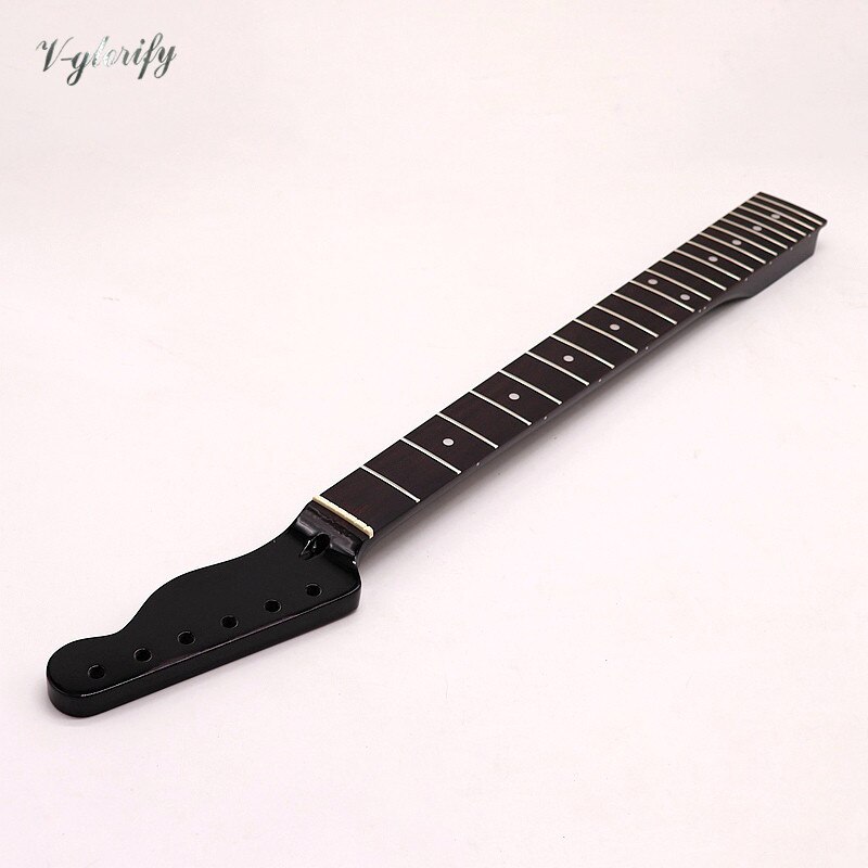 High gloss 6 string TL guitar neck Canada maple TL neck 22 frets rosewood fingerboard guitar neck black