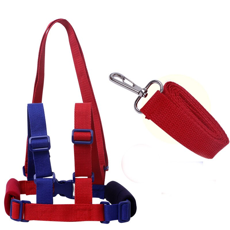 1.2 m Bambini anti-Perso braccialetto Bambini di Sicurezza imbracatura Guinzaglio fascia Del bambino Del bambino di Formazione Apprendimento della Camminata Corda di Sicurezza Camminatore: rosso blu