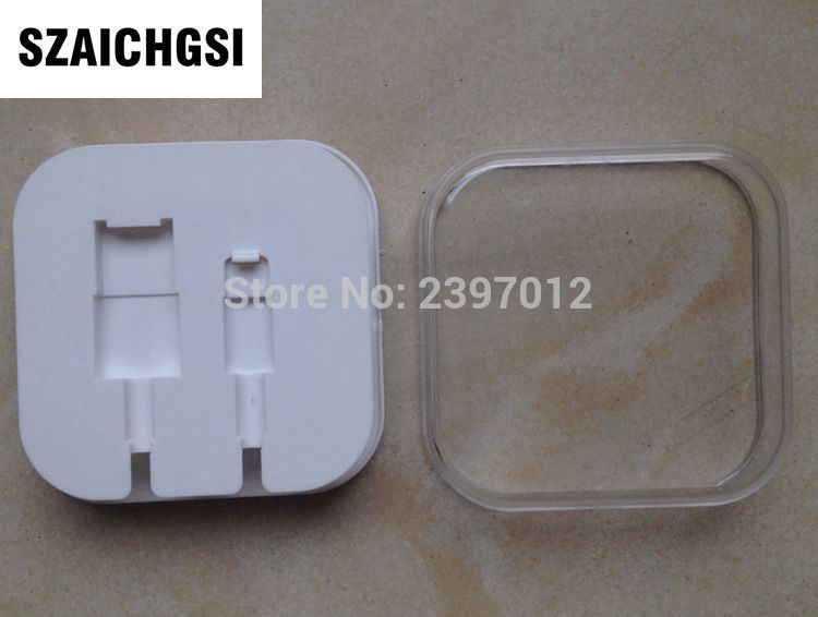 SZAICHGSI Plastic Retail Box Package For Iphone 5 5s 6 6plus 7 usb cable fast 100pcs/lot