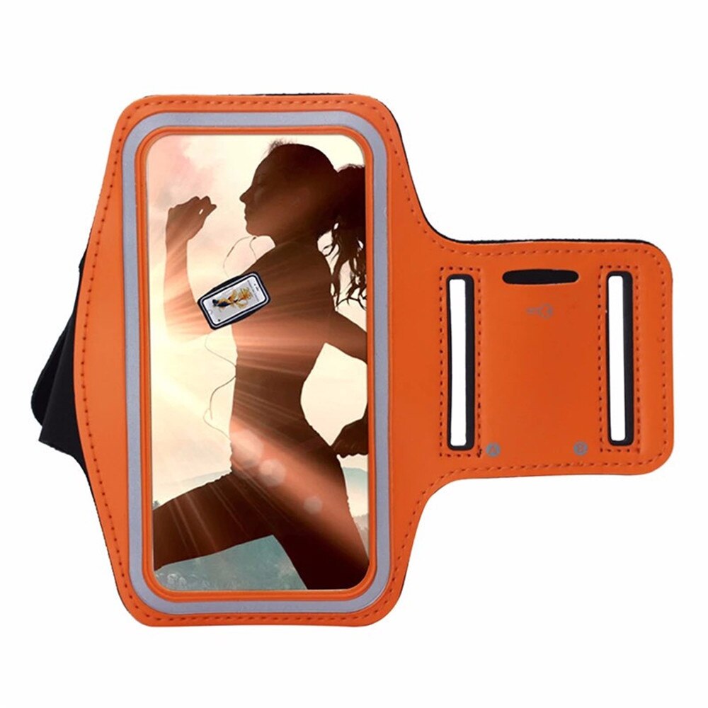 Bracciale Universale Corsa E Jogging Del Telefono di Sport Della Fascia di Braccio Caso: Orange