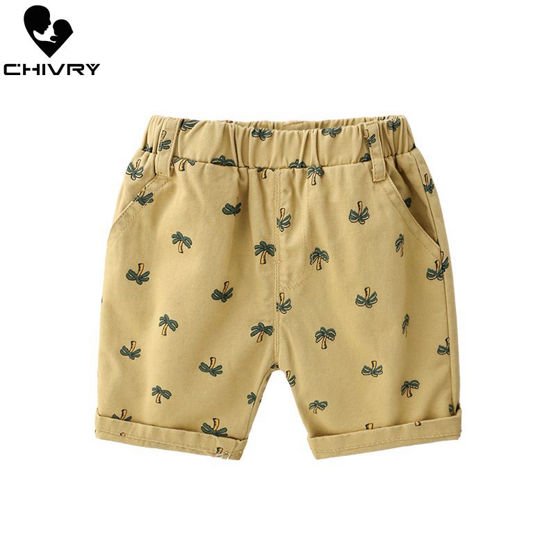 Neue freundlicher Jungen Sommer Strand kurze Hose freundlicher Kurze Hosen freundlicher Baby Jungen Elastische Druck Mittlere Taille kurze Hose Hosen