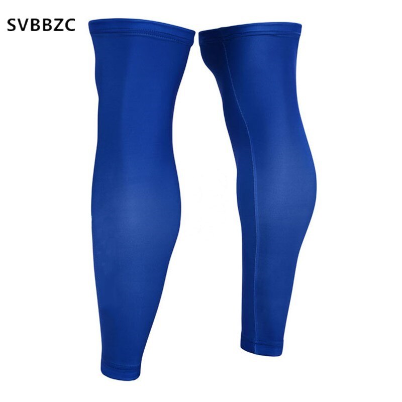 Running Fietsen Beenwarmers UV Zonnebrandcrème Leggings Blauw Fiets Beenwarmers Outdoor Sport Veiligheid Kniebeschermers