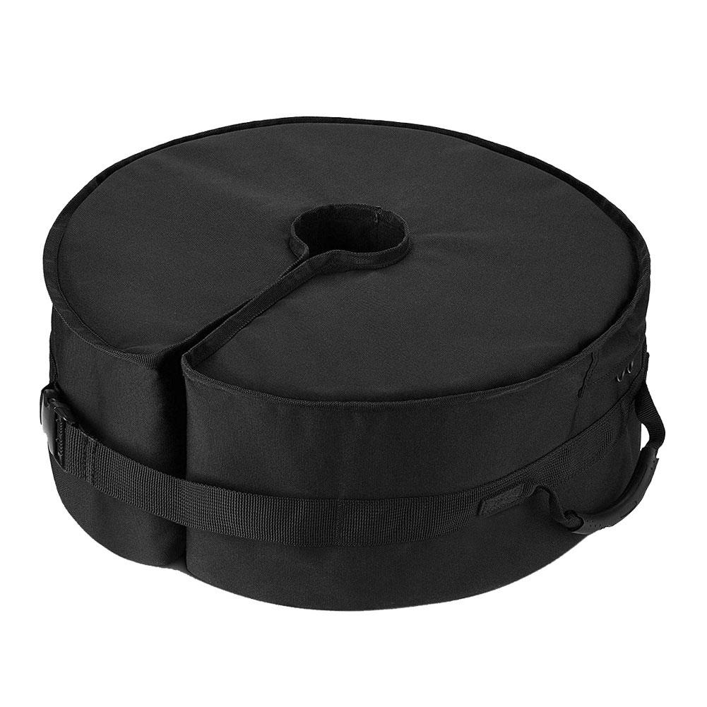 Feste Beutel Hof Sonnenschirm Sandsack Feste Tasche Gewichte Tasche Beutel Bein Gewichte Für Pop hoch Baldachin Zelt Sonnenschirm: Schwarz