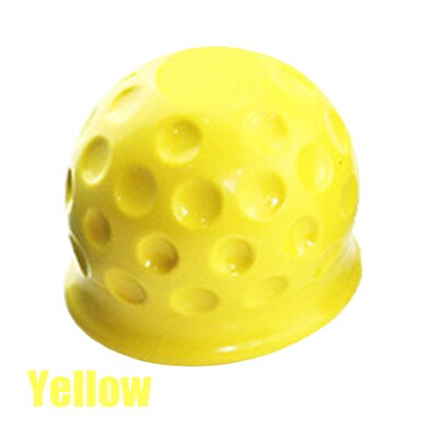 1pc universal 50mm barra de reboque tampa da esfera reboque reboque reboque reboque reboque reboque reboque reboque reboque reboque reboque reboque rv camper atv: Yellow