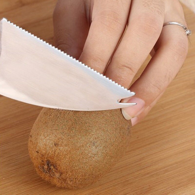 Linsbaywu Rvs Kiwi Geschild Artefact Fruit Mes Fruit Pulp Opgegraven Lepel
