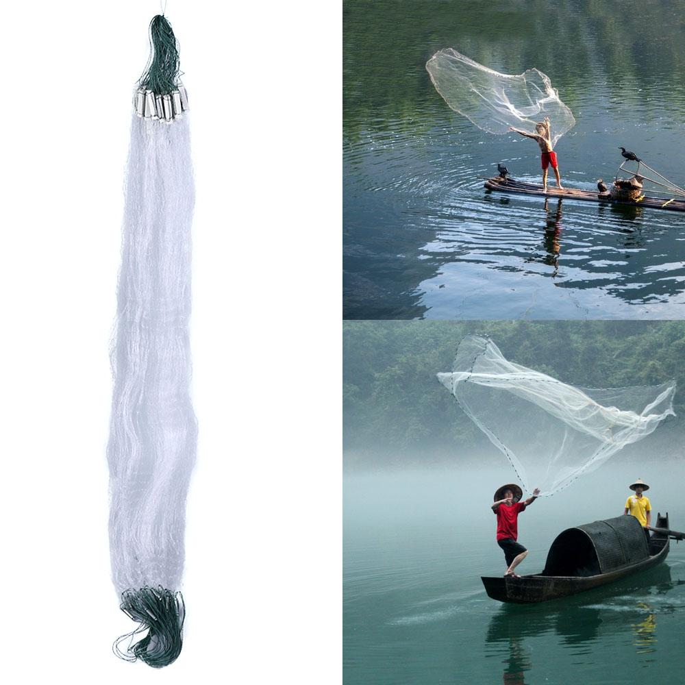 Casting Network Durable Float Trap Nylon Fishing Cage Dip Cage Fish Line Fishnet Fishing Net Monofilament Gill Net Single Mesh