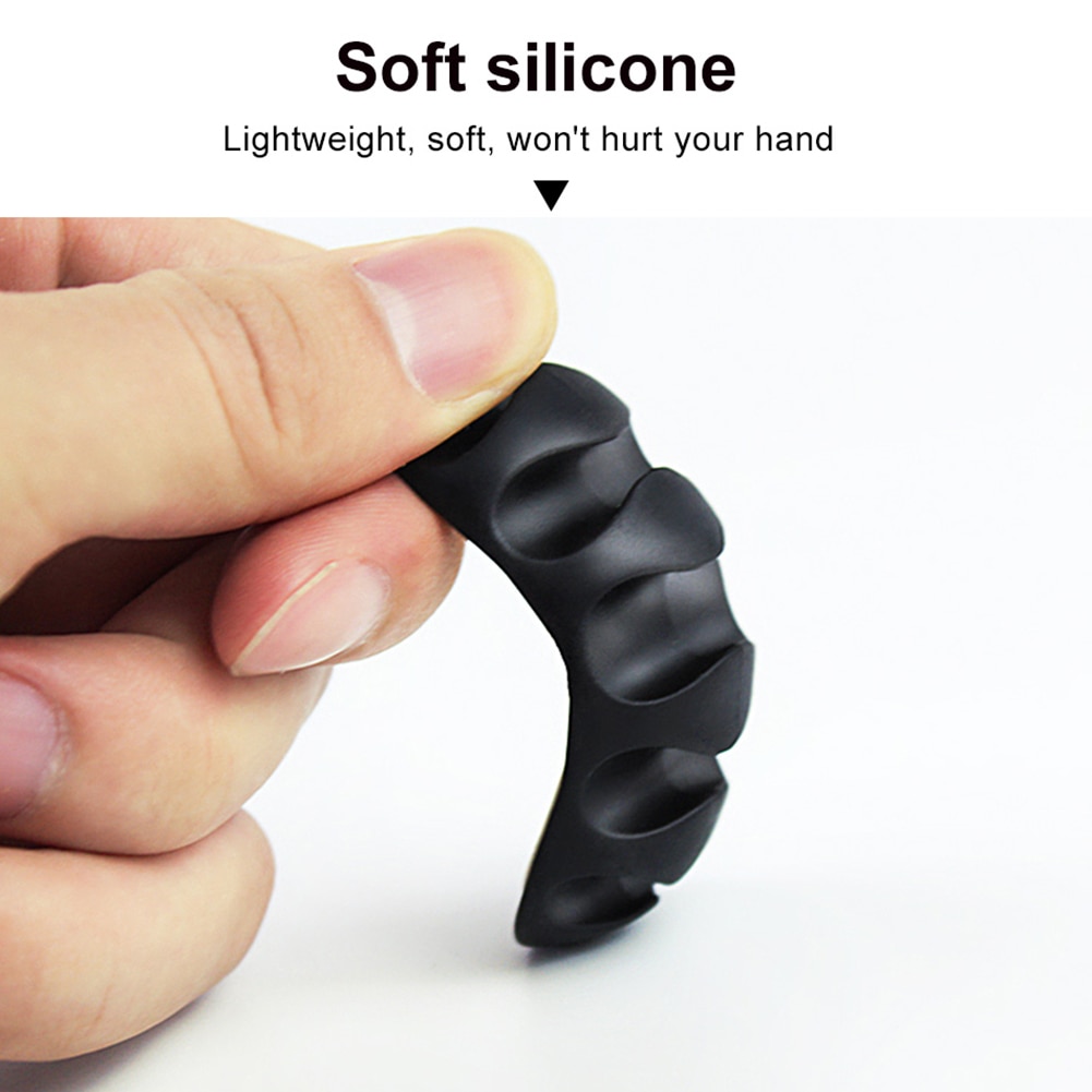 7Holes Silicone Cable Winder USB Cable Organizer Wire Winder Cable Management Clips for Mouse Headphone Earphone Cable Holder