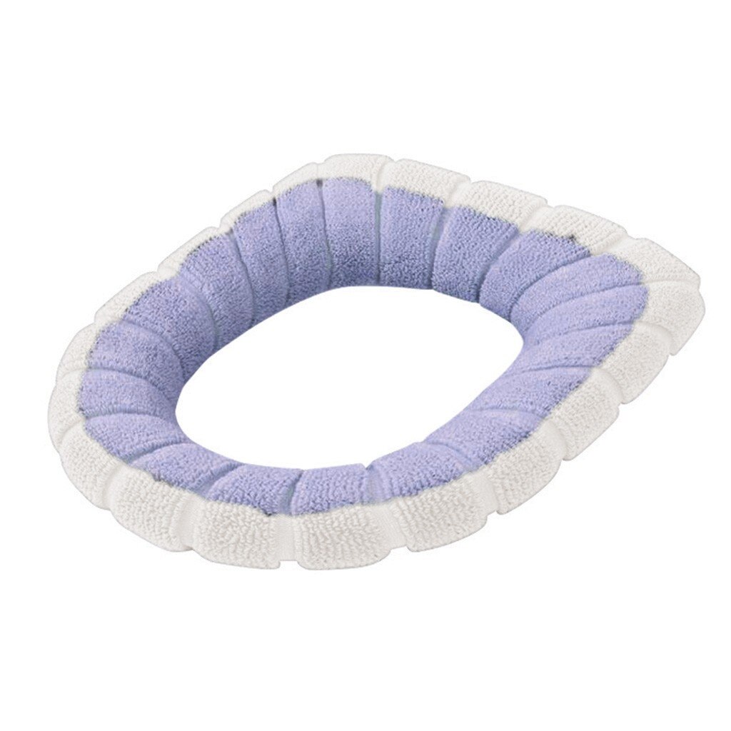 Bathroom Toilet Seat Closestool cushion Washable Soft Warmer Mat Cover Pad Cushion Toilet Seat Closestool Cover cushion: 8